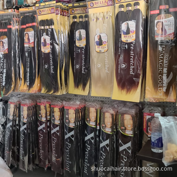 24inch Kanekalons Jumbo Braid extensions prestretched expression pre stretch jumbo synthetic braiding hair